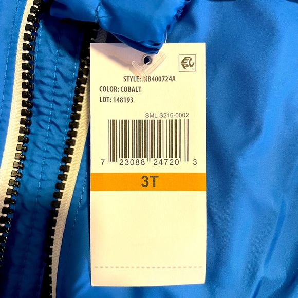 NWT! MICHAEL KORS 3T Cobalt Blue Transitional Jacket w/ Hood ( lightweight) - Picture 7 of 7